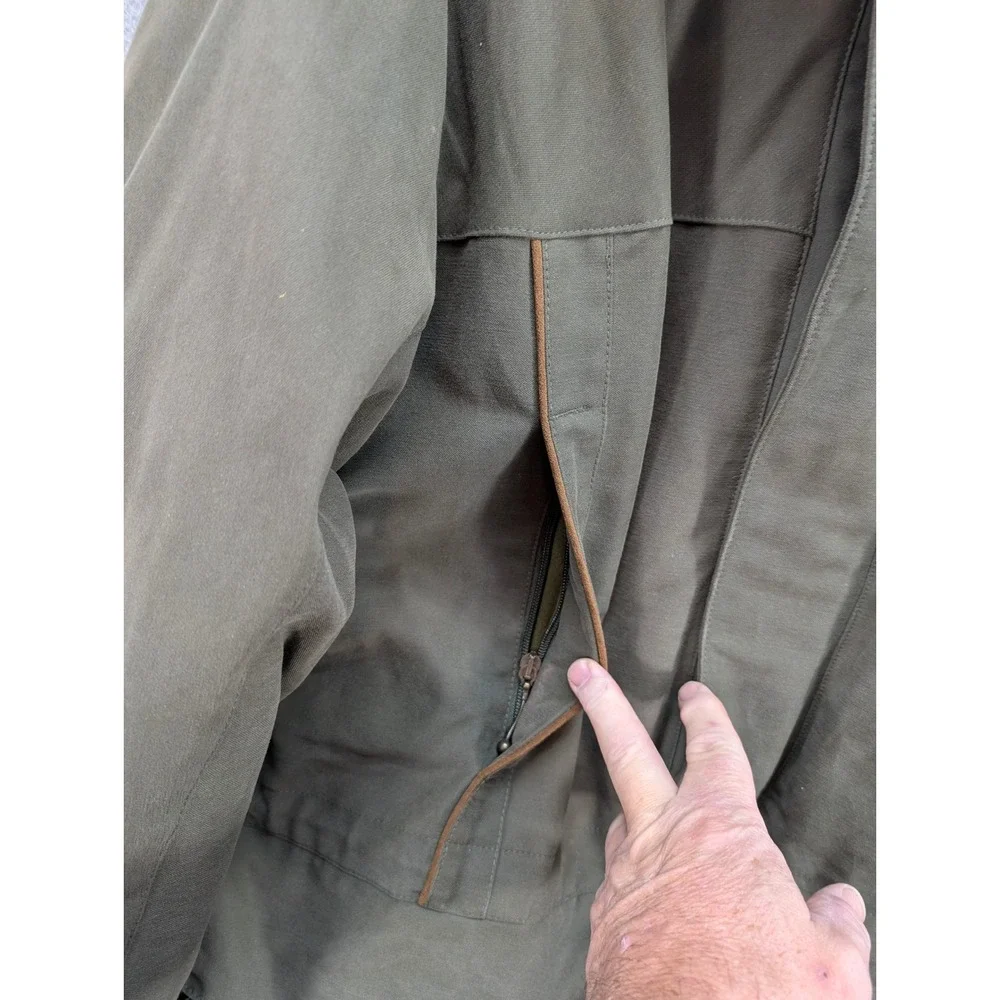 Beretta Gun-6 Gore-Tex Field Jacket Men's XL Olive Green Waterproof Hunting Coat